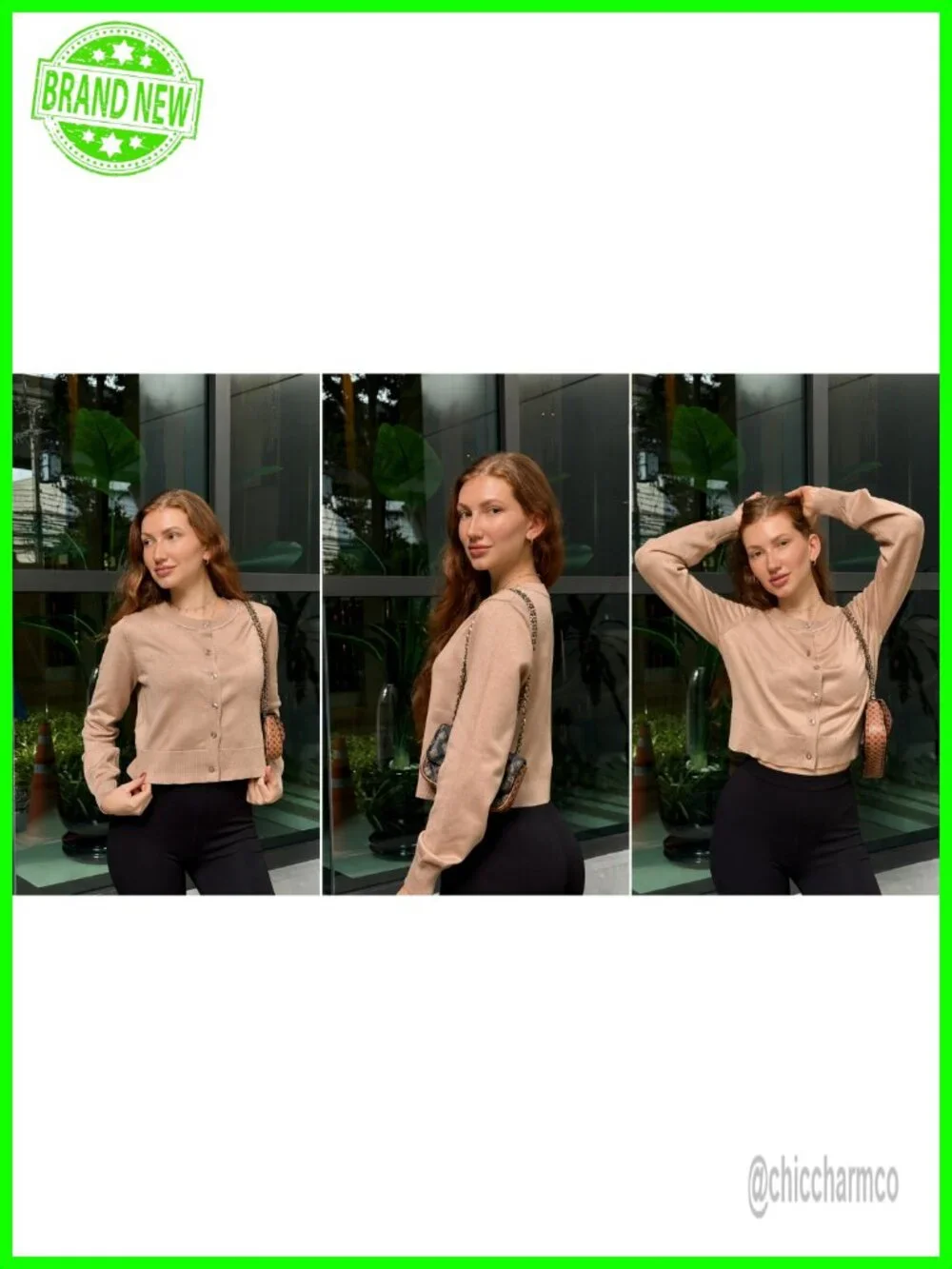 Cropped Cardigan Button Down Long Sleeve Knit Bolero Shrug
